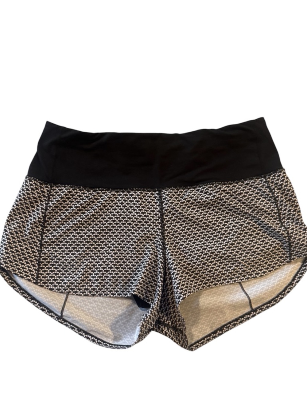 Lululemon Speed Up Shorts Hi-Rise (2.5" inseam) Colorway Monochromic Black - 8